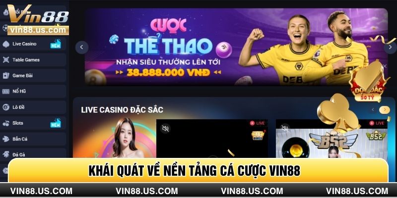 Khái quát về nền tảng cá cược vin88