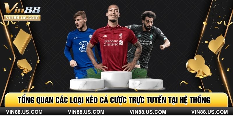 Tổng quan các loại kèo cá cược trực tuyến tại hệ thống